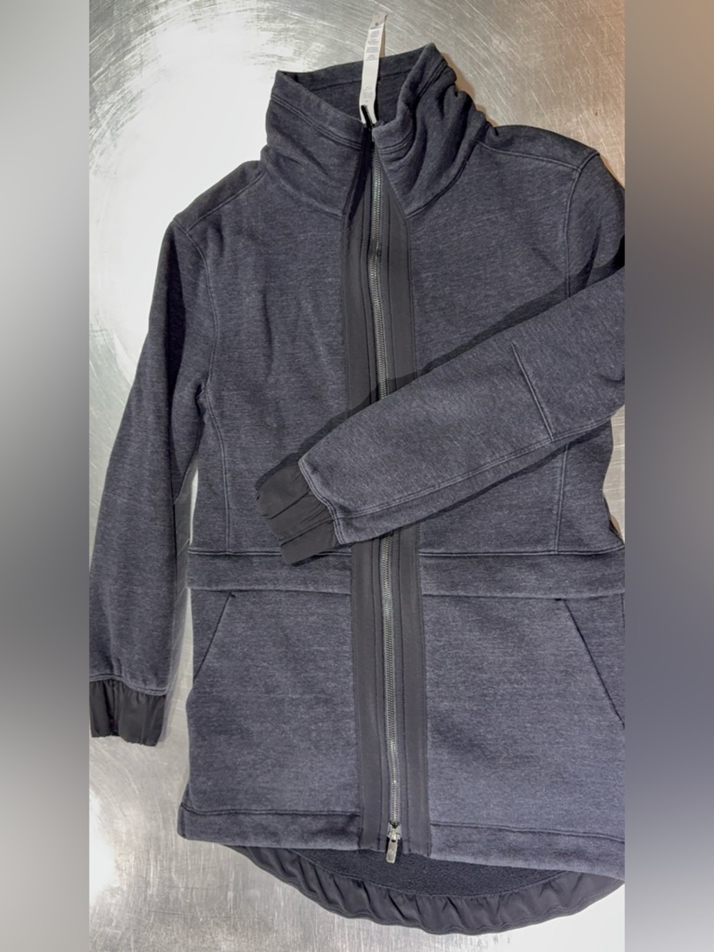 lululemon athletica Dark Charcoal Full-Zip Utility Jacket